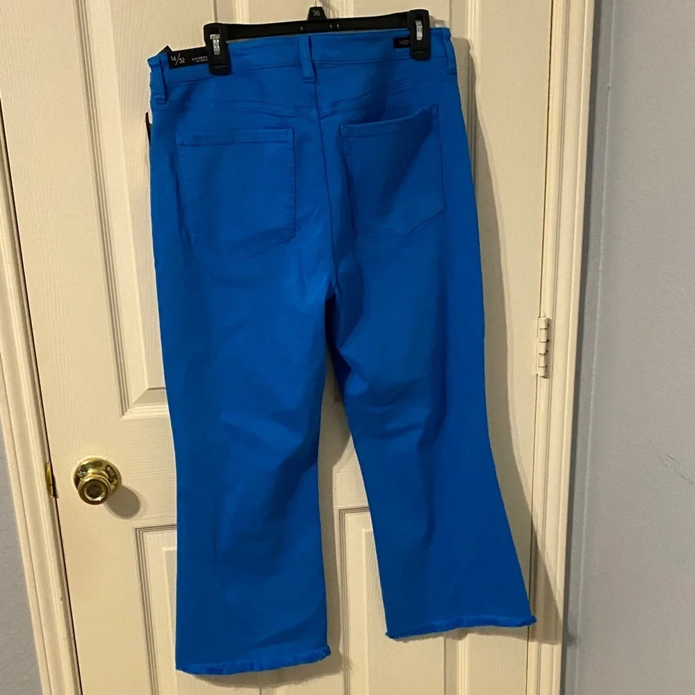 Liverpool Hannah Diva Blue Crop Flare Jeans